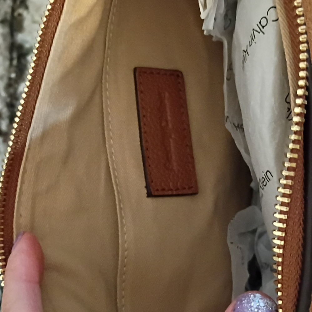 NWT See By Chloe Joan Leather Crossbody NWT In Tan - Picture 8 of 9